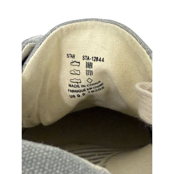 Taos Women's Star Sneakers Grey Wash Canvas Lace Up Casual Size US 9.5 - Picture 10 of 11